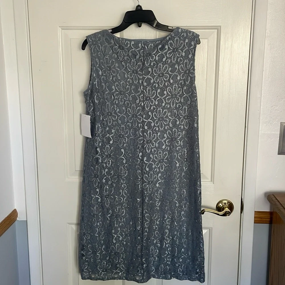 R&M Richard MOB dress, teal size 16 - Picture 6 of 13